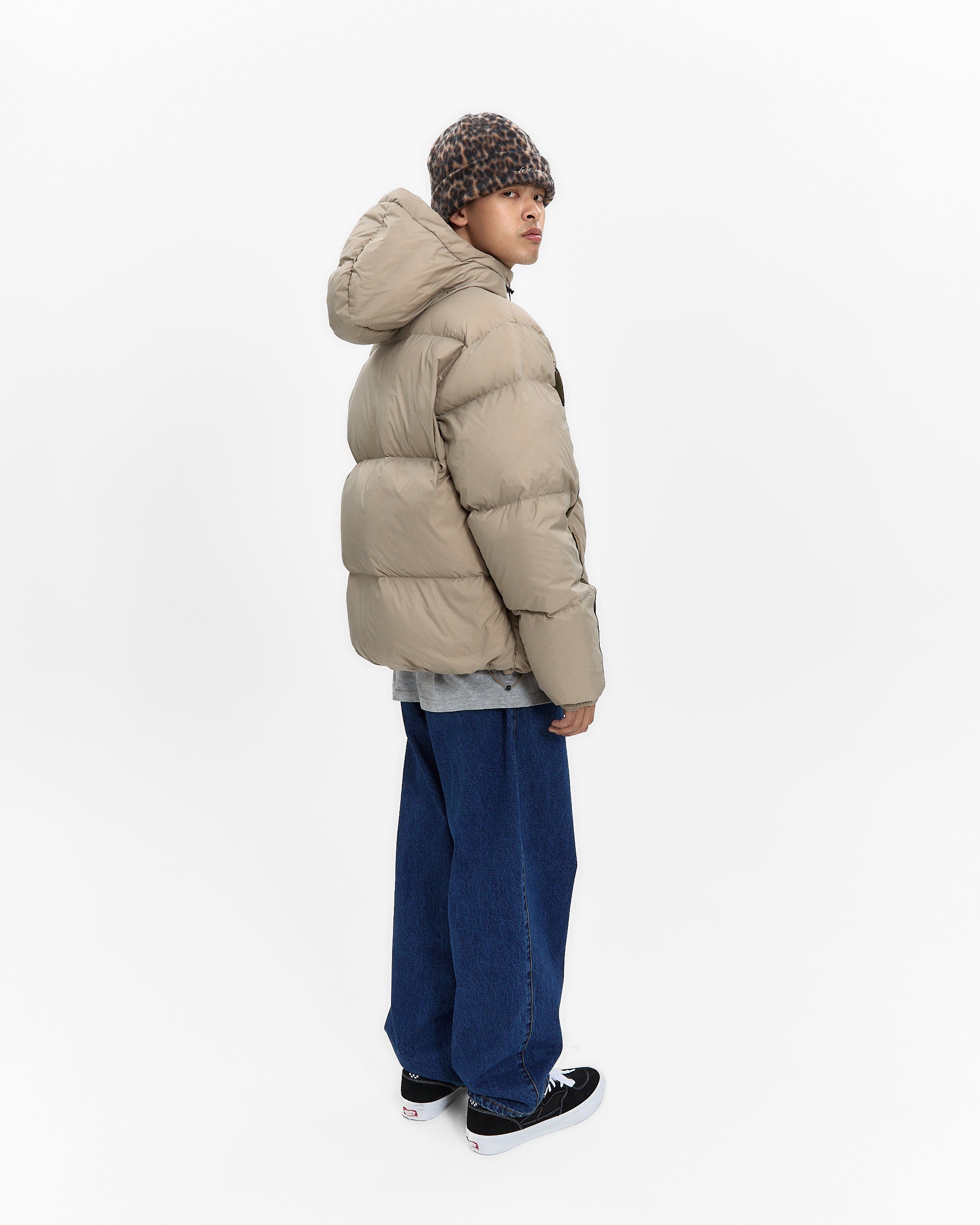 yeseyesee - Paneled Down Jacket (Beige) product image 9 | TRAB K-Fashion Australia