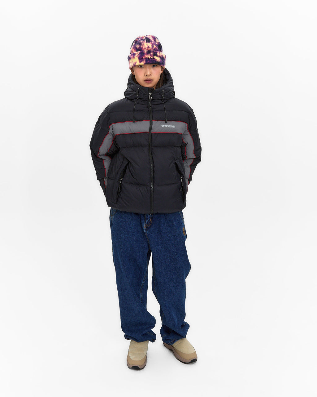 yeseyesee - Paneled Down Jacket (Black) product image 7 | TRAB K-Fashion Australia