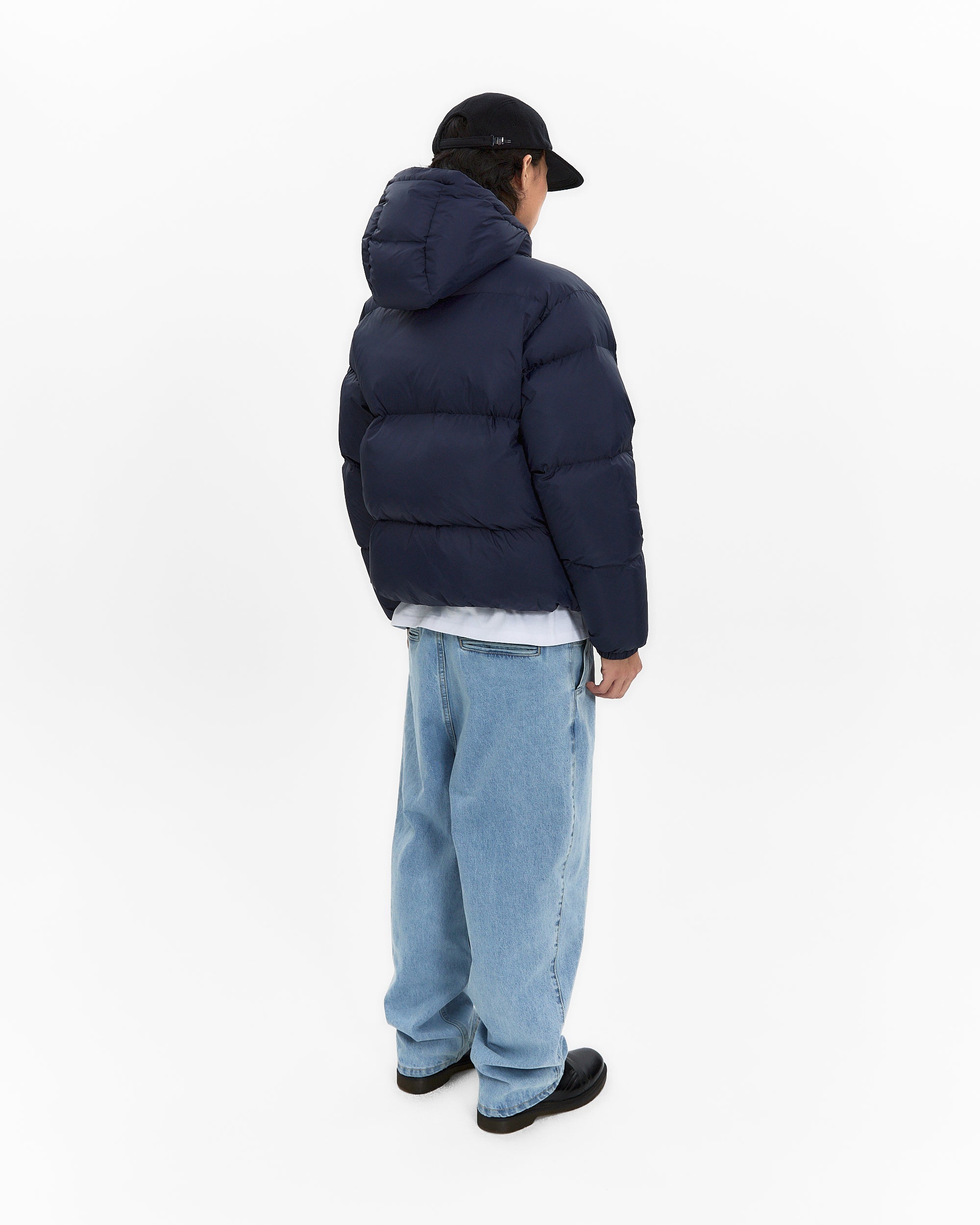yeseyesee - Paneled Down Jacket (Navy) product image 9 | TRAB K-Fashion Australia