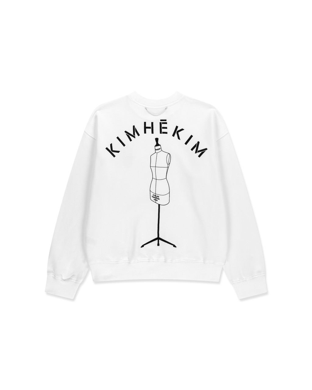 Kimhe Kim - Stockman Embroidered Sweatshirt (White) product image 2 | TRAB K-Fashion Australia