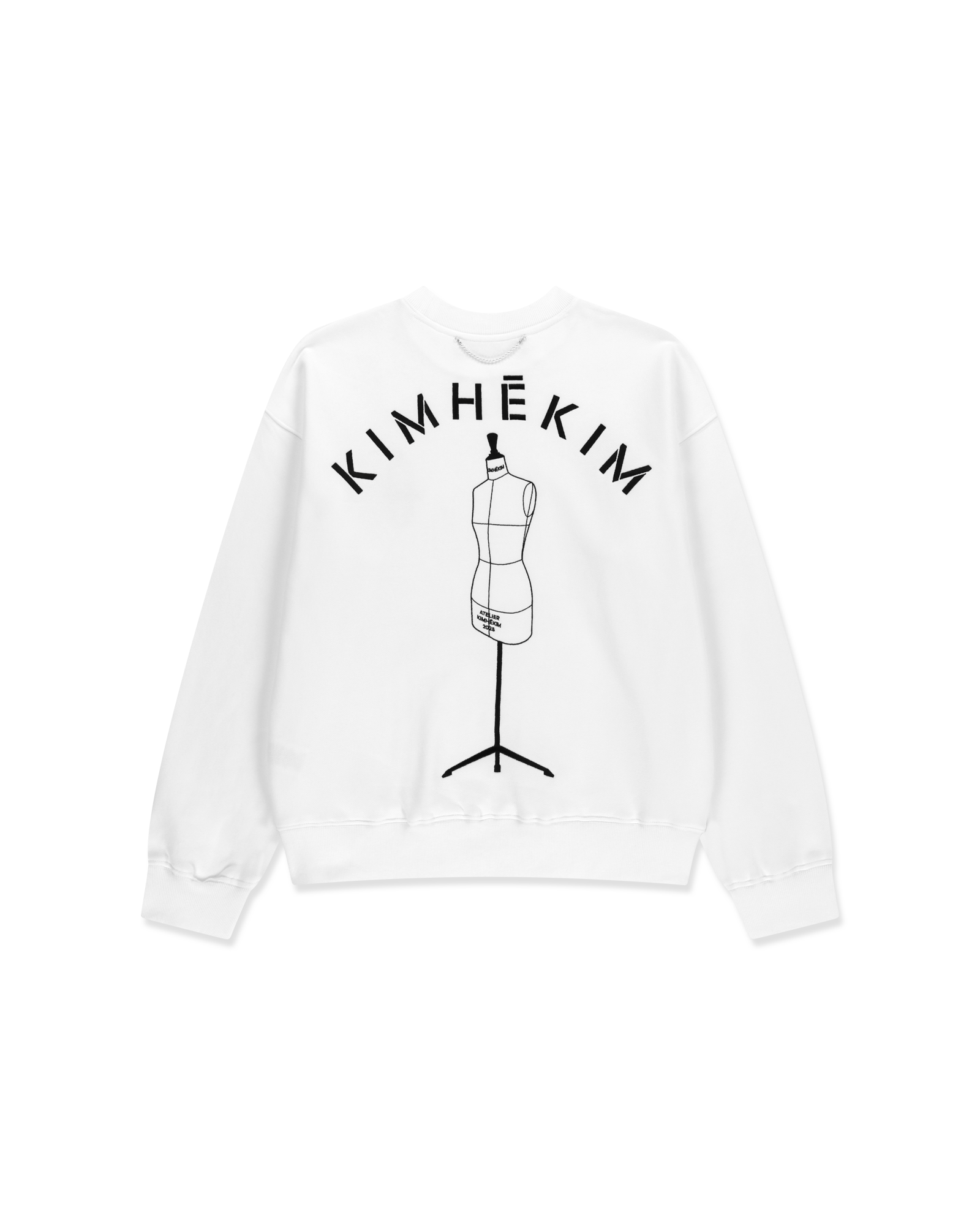 Kimhe Kim - Stockman Embroidered Sweatshirt (White) product image 2 | TRAB K-Fashion Australia