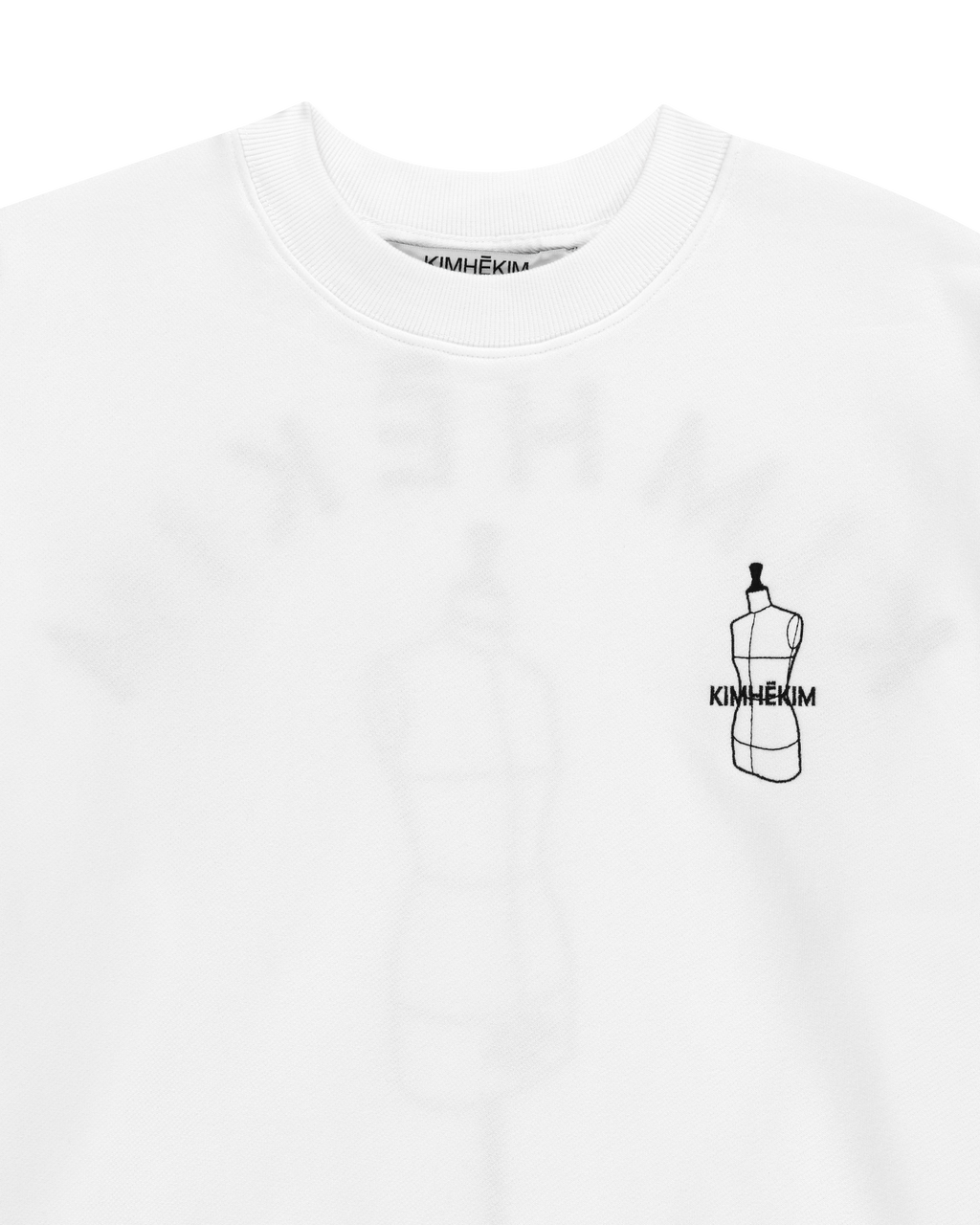 Kimhe Kim - Stockman Embroidered Sweatshirt (White) product image 3 | TRAB K-Fashion Australia