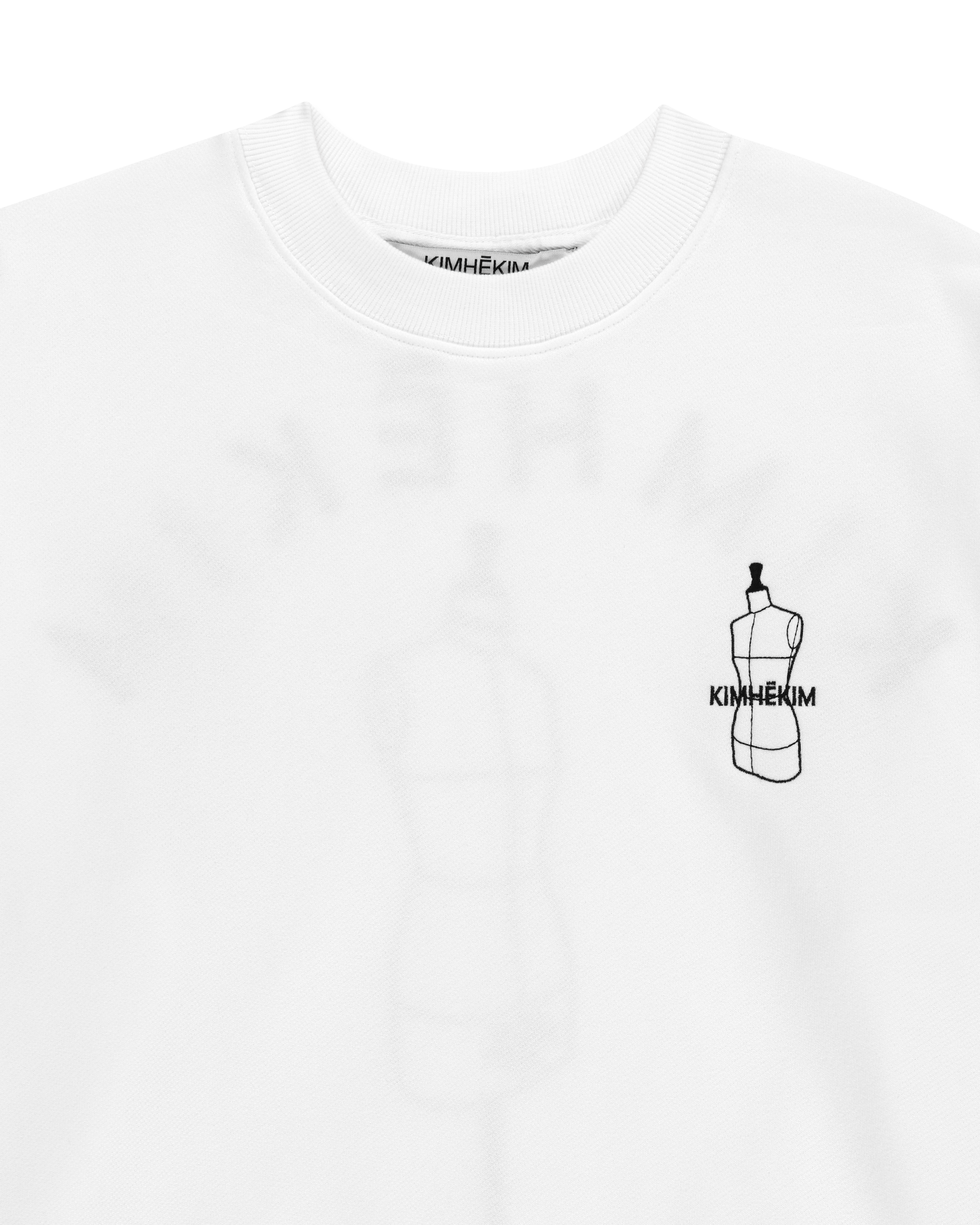 Kimhe Kim - Stockman Embroidered Sweatshirt (White) product image 3 | TRAB K-Fashion Australia