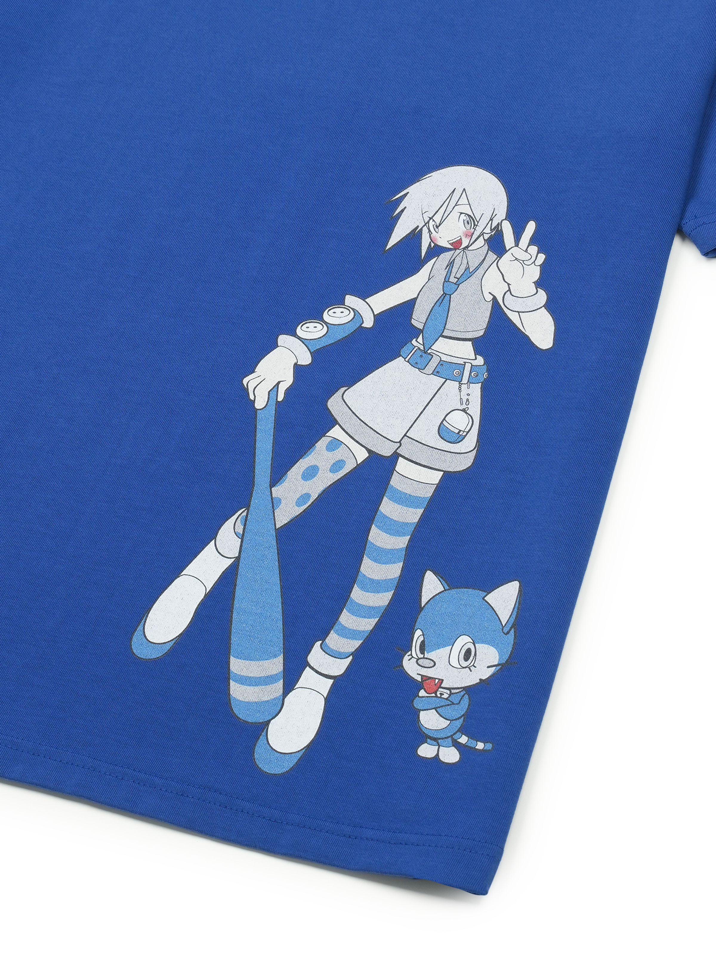 San San Gear - San San X Yuminha Trainer T-Shirt (Blue) product image 3 | TRAB K-Fashion Australia
