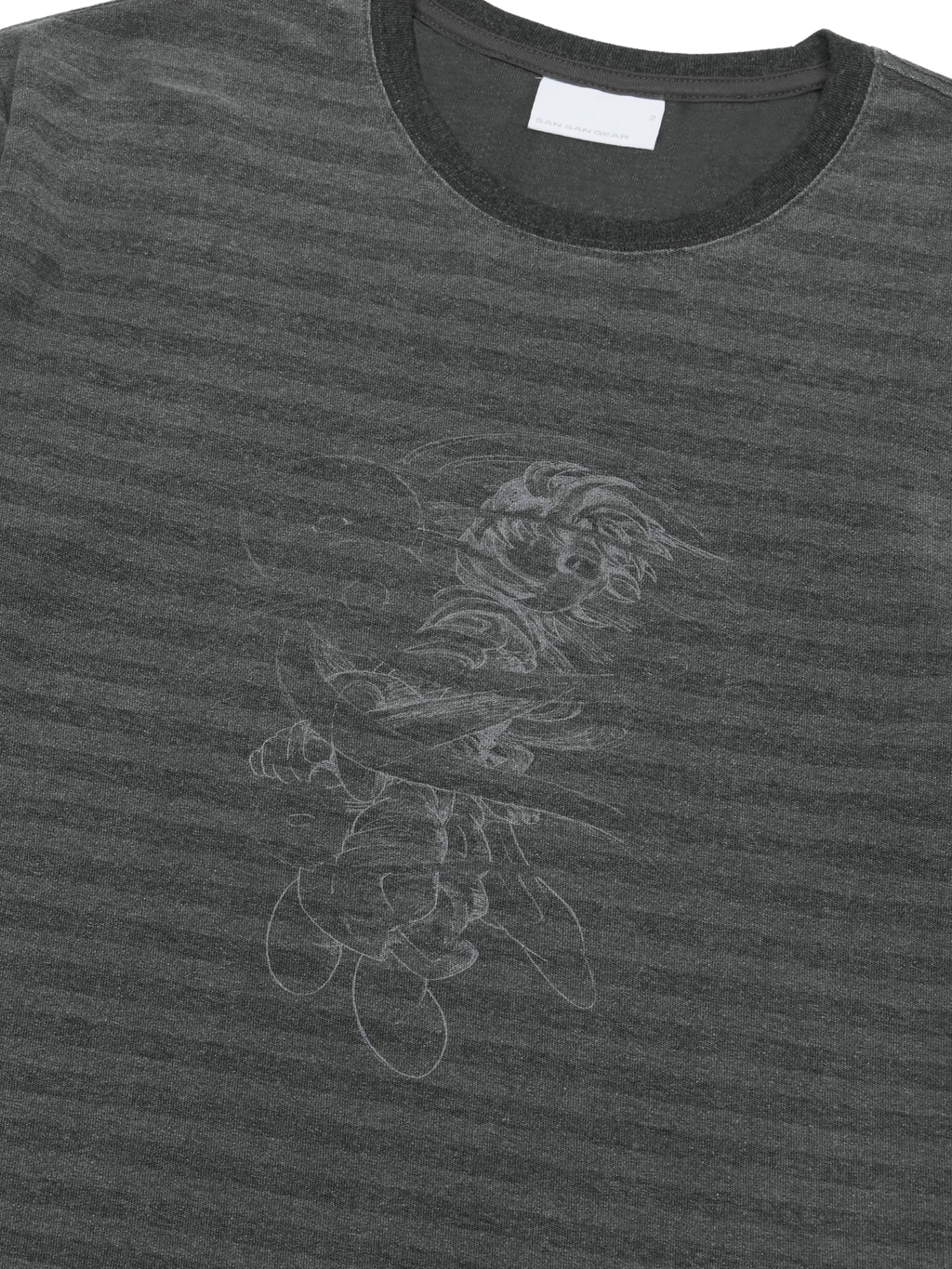 San San Gear - San San X Yuminha Storm T-Shirt (Charcoal) product image 3 | TRAB K-Fashion Australia