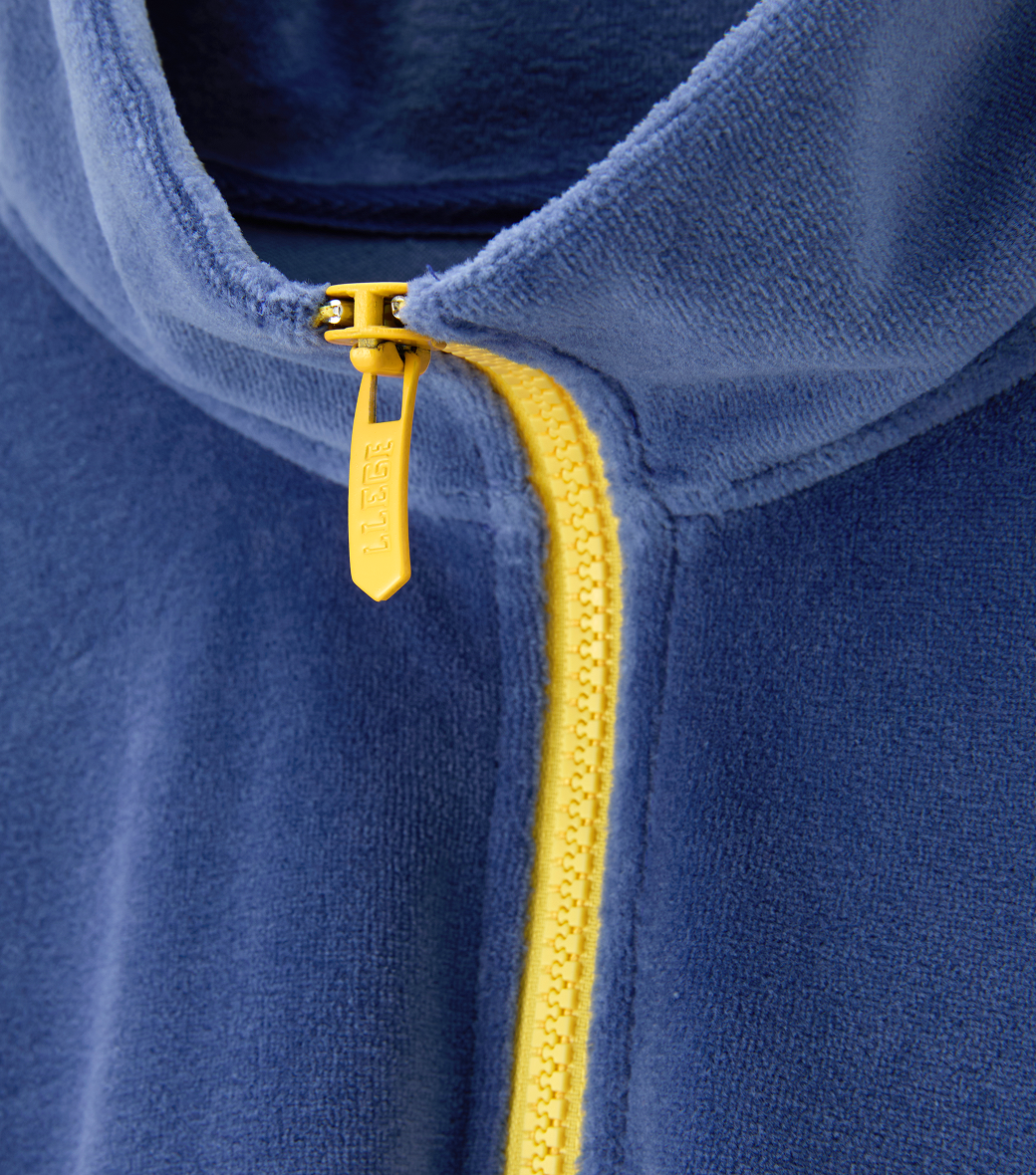 Llege - Velour Half-Zip Pullover (Vintage Blue) product image 3 | TRAB K-Fashion Australia