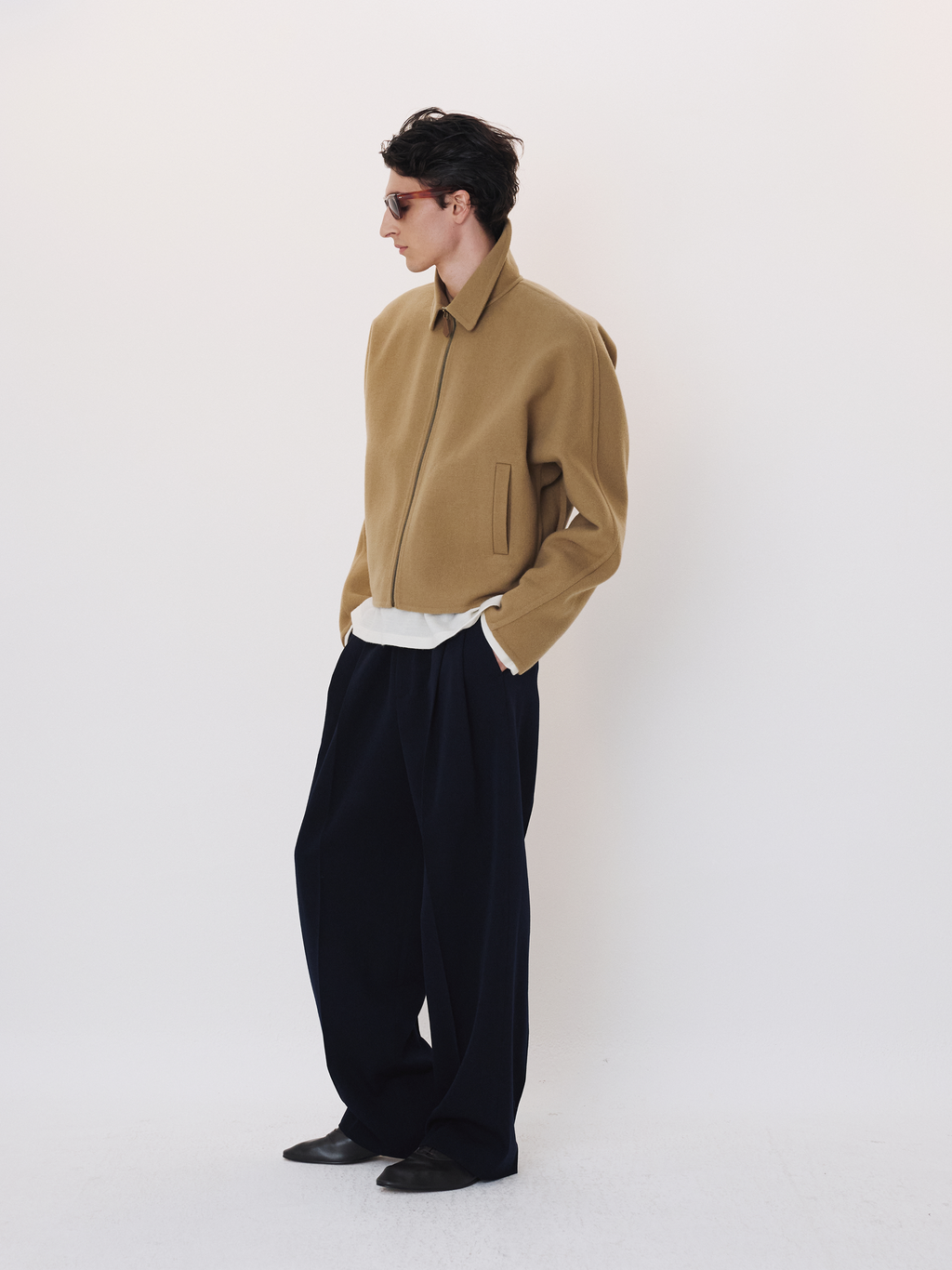 Recto - Handmade Wool Zip Jumper (Camel) product image 3 | TRAB K-Fashion Australia