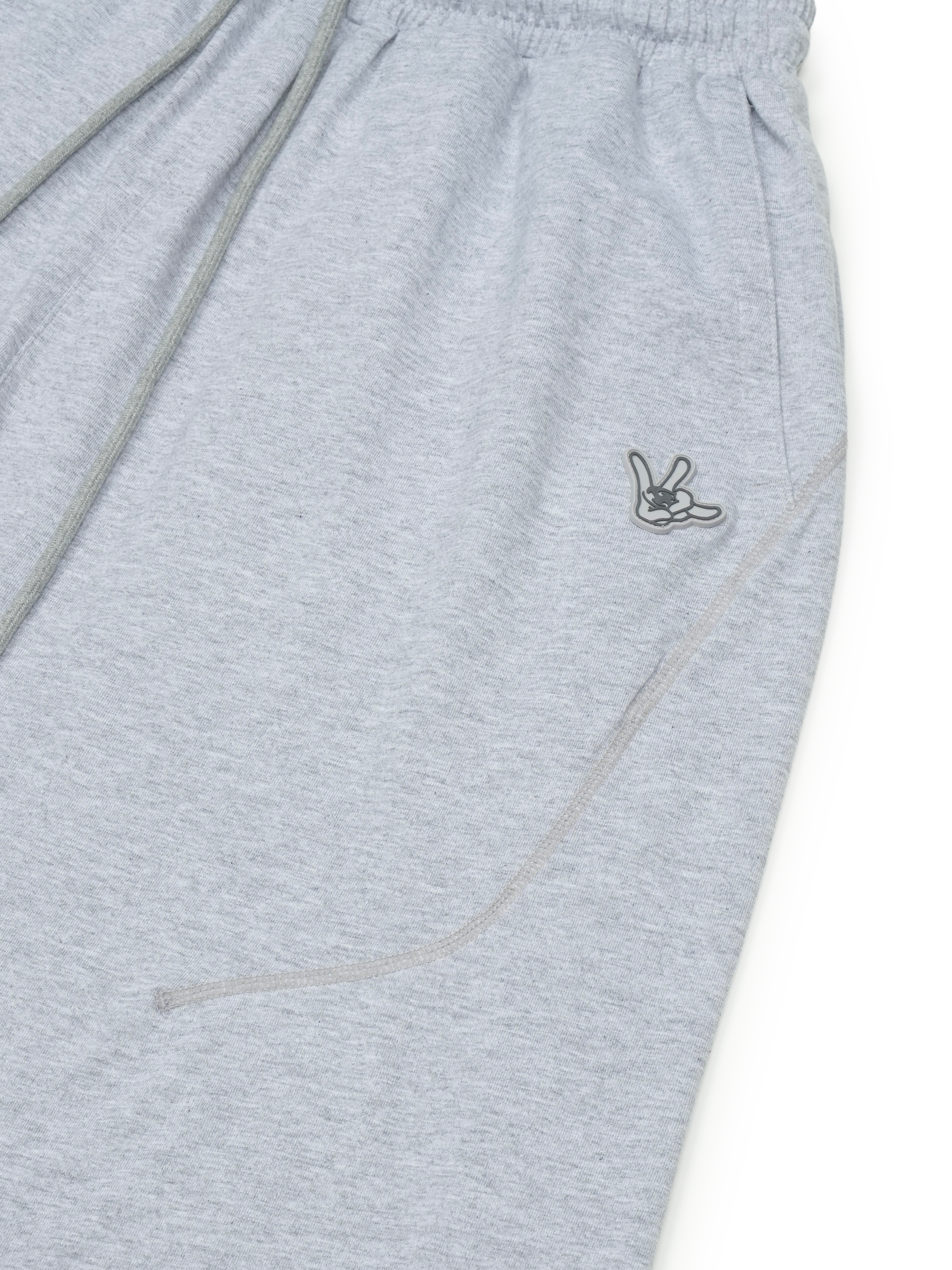 San San Gear - San San X Yuminha Sweatshorts (Melange Grey) product image 3 | TRAB K-Fashion Australia