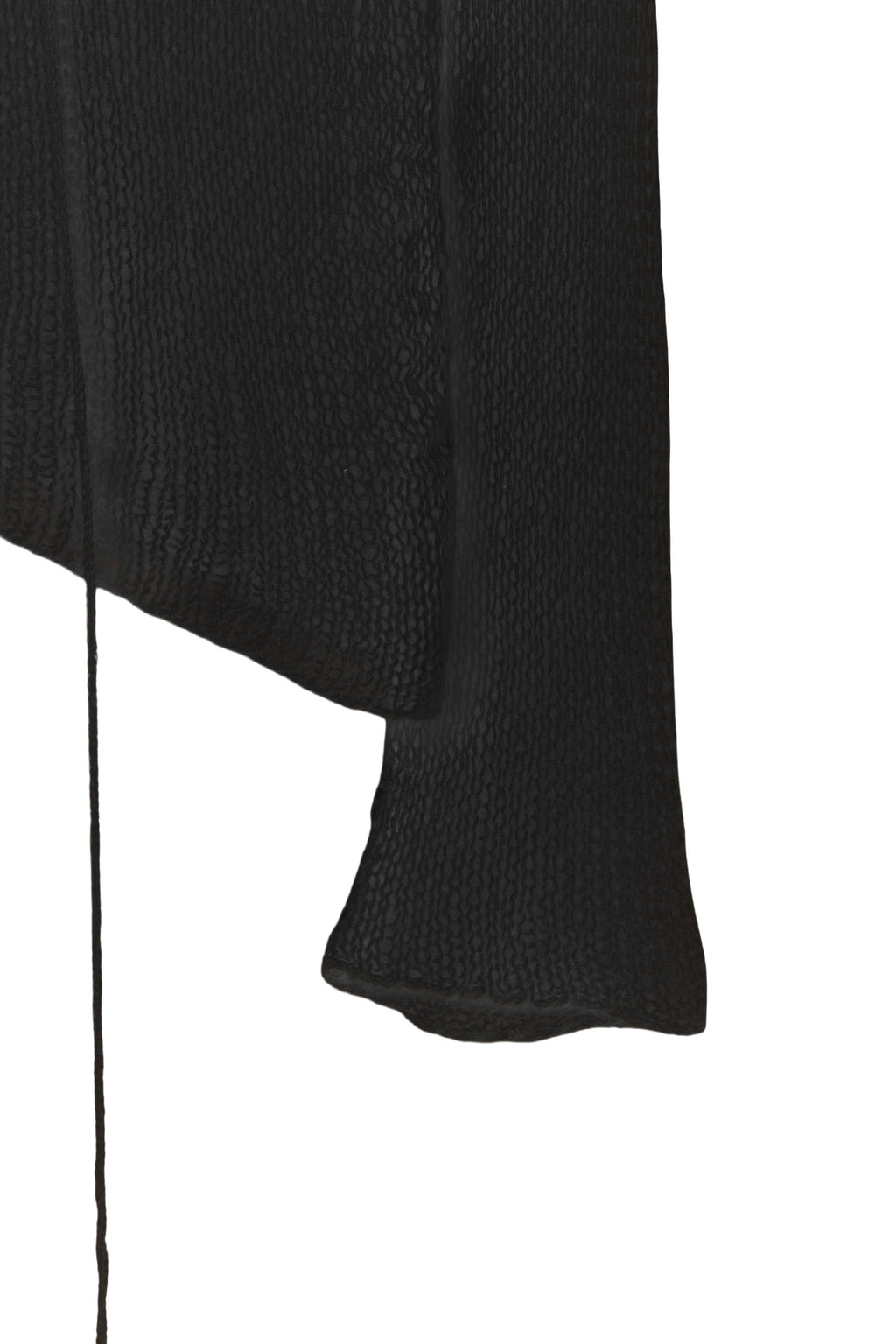 Deinet - Loose Mesh Knit Hoodie (Black) product image 4 | TRAB K-Fashion Australia