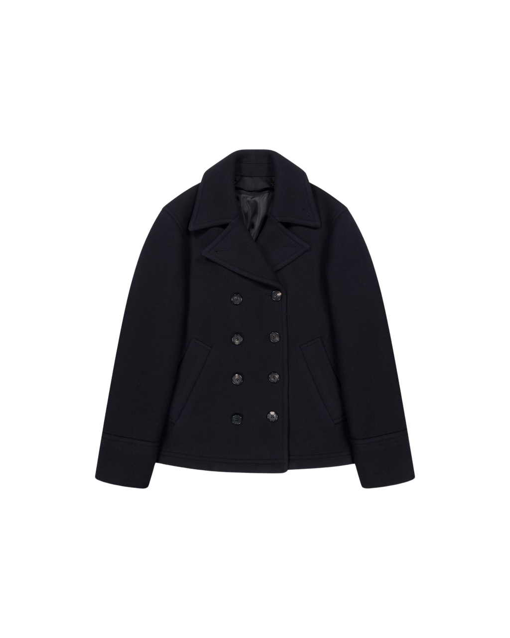 Kimhe Kim - Classic Pea Coat (Dark Navy) product image 12 | TRAB K-Fashion Australia