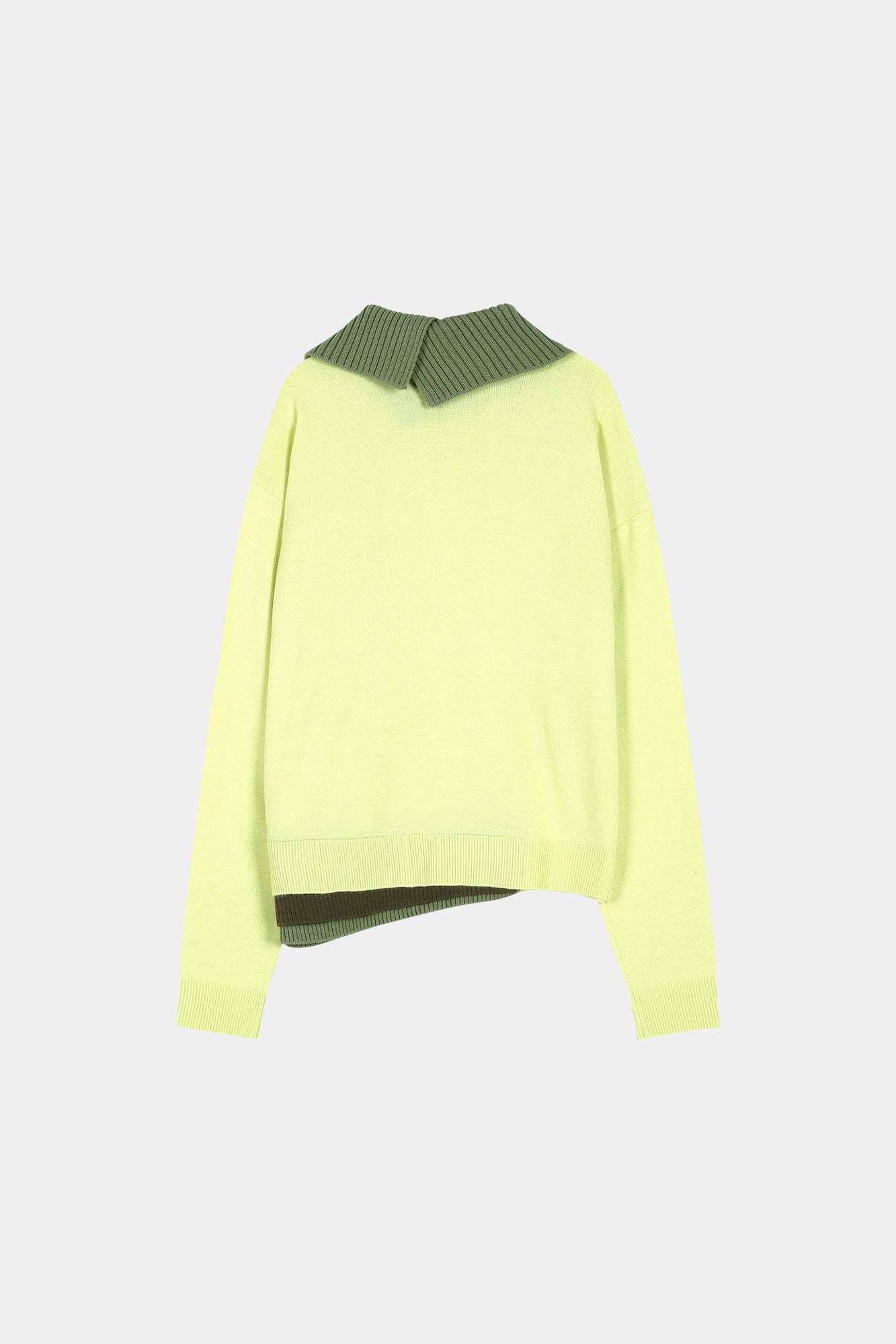 Andersson Bell - Layered Collar Cardigan (Lemon) product image 11 | TRAB K-Fashion Australia