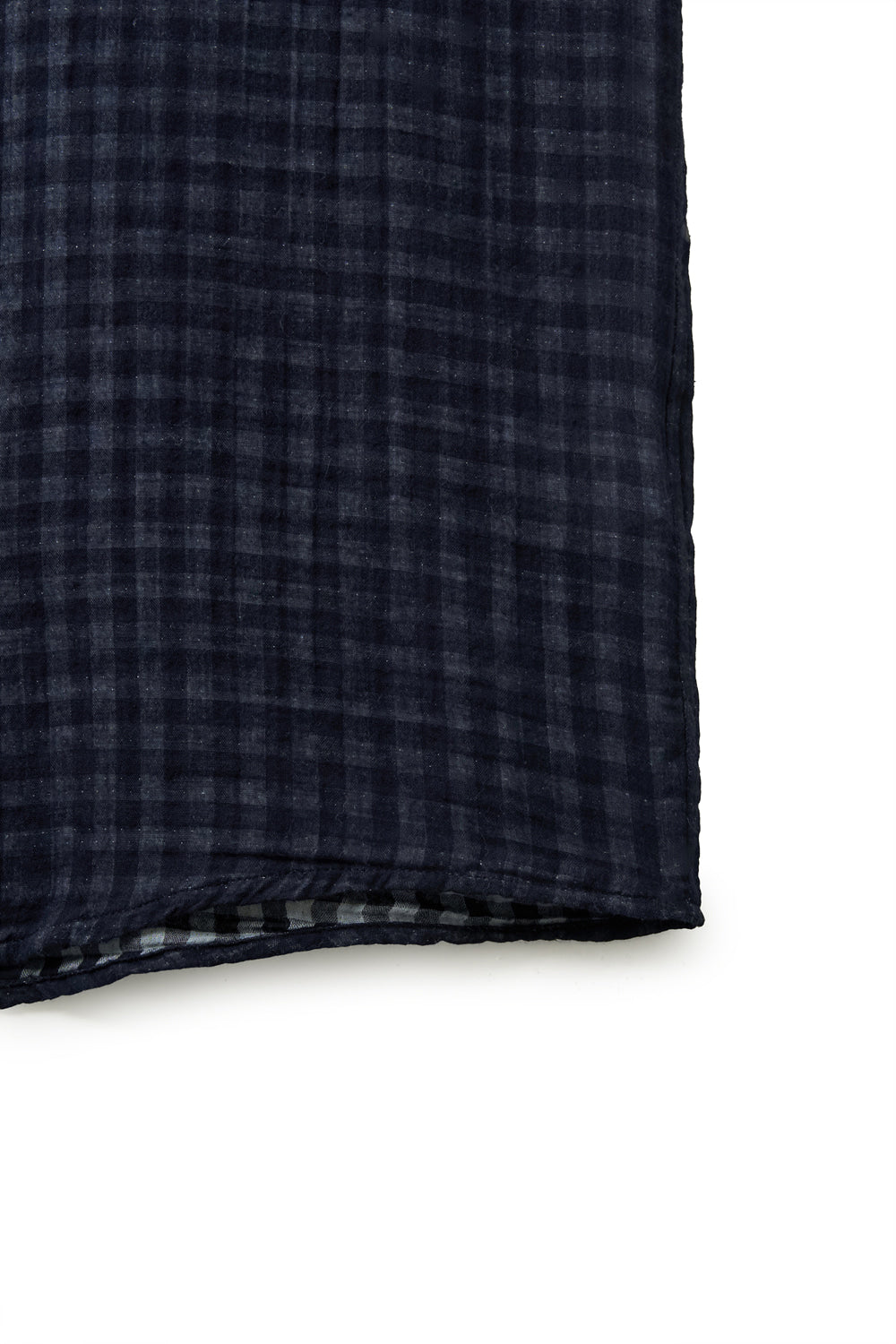 Hatchingroom - Shadow Check Shirt Gingham Check (Dark Navy) product image 8 | TRAB K-Fashion Australia