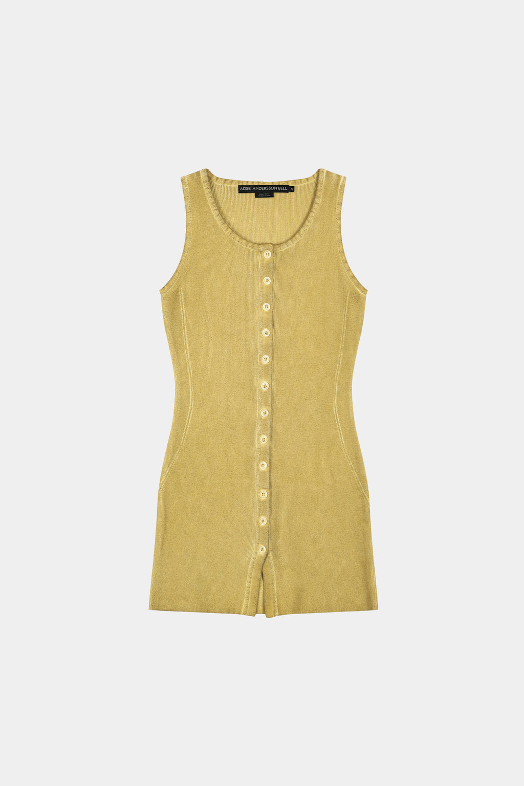 Andersson Bell - Vintage-Dye Layered Knit Cardigan (Marigold) product image 12 | TRAB K-Fashion Australia
