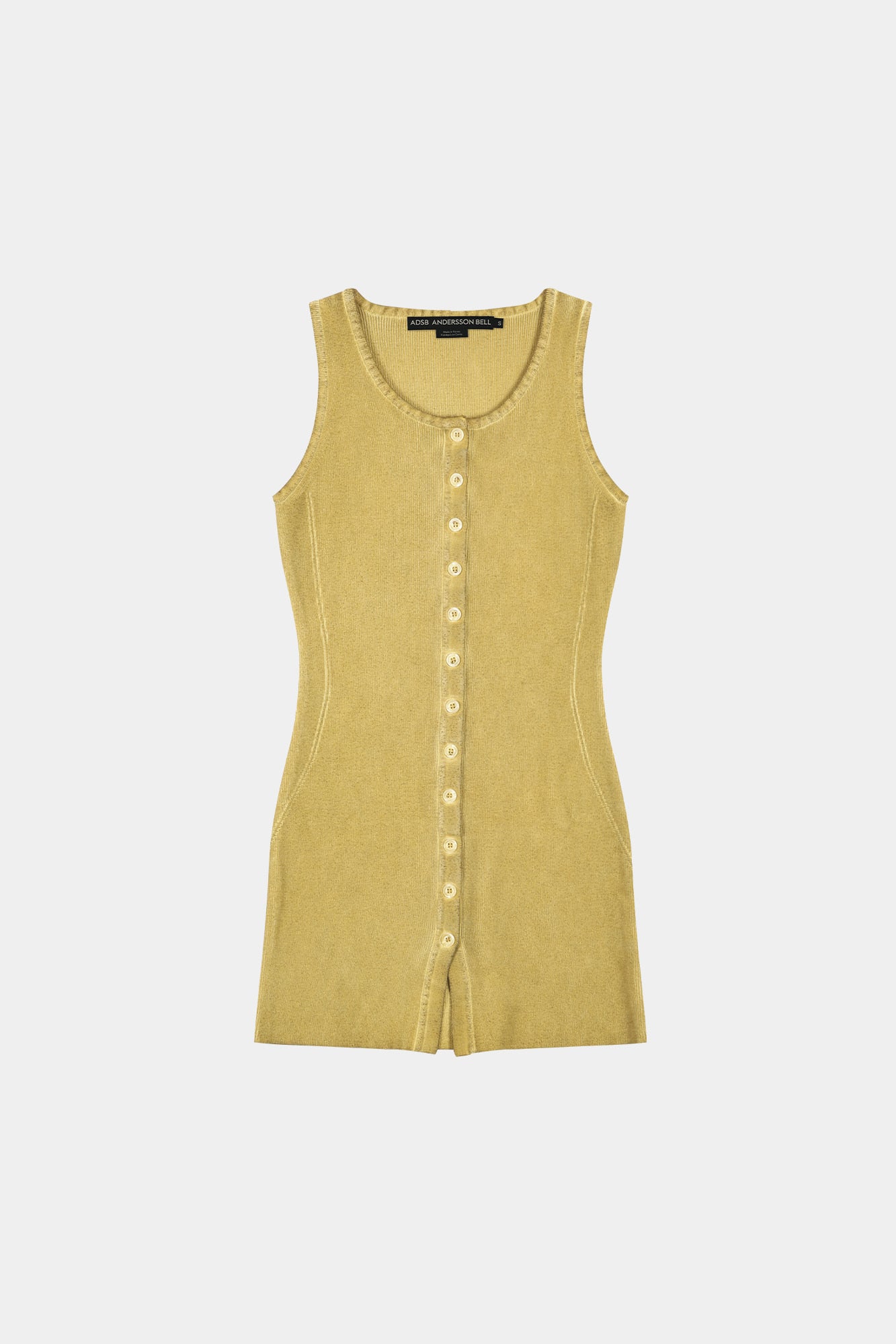 Andersson Bell - Vintage-Dye Layered Knit Cardigan (Marigold) product image 12 | TRAB K-Fashion Australia
