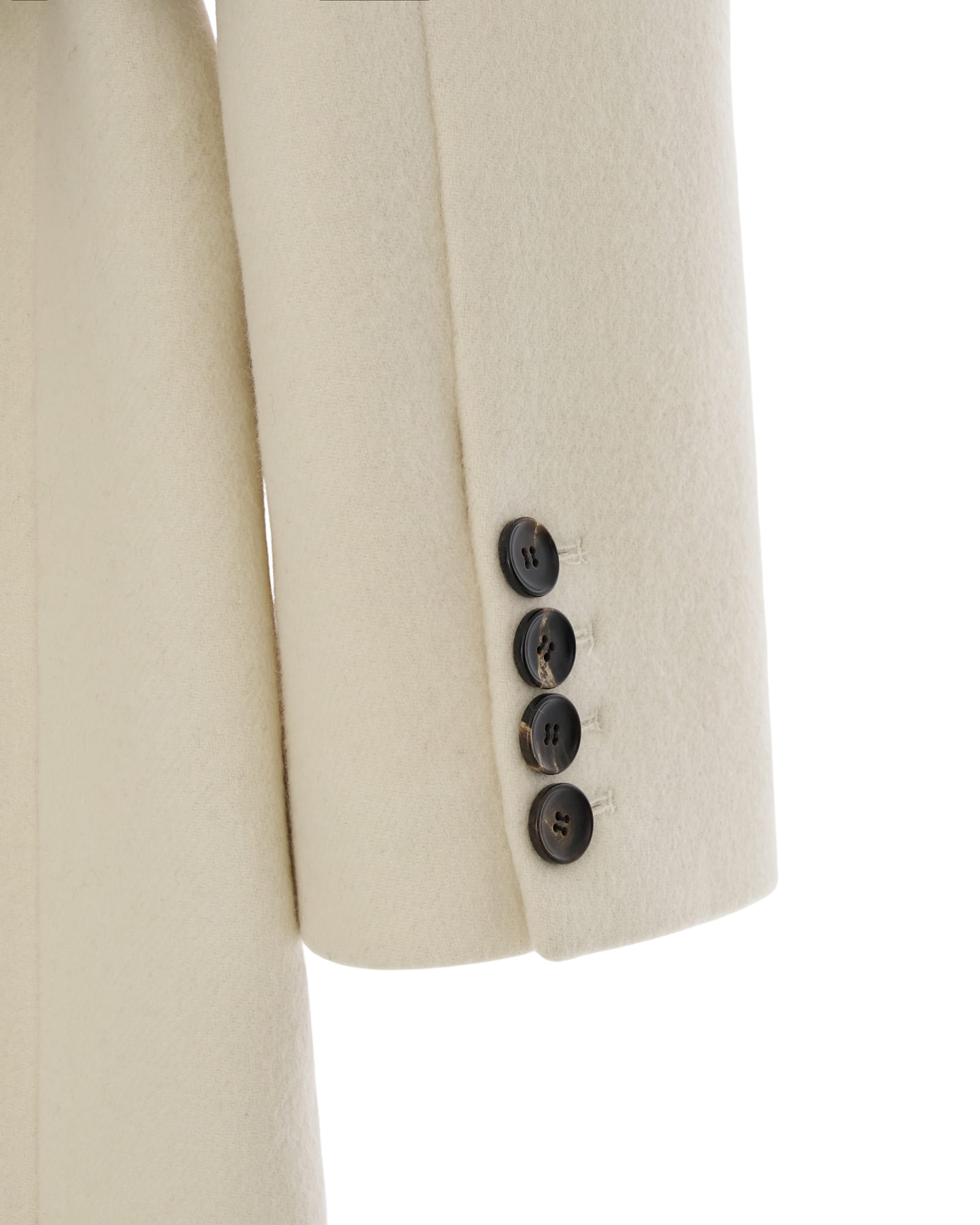 Kimhe Kim - Colorblock Oversized Coat (Ivory/Black) product image 4 | TRAB K-Fashion Australia