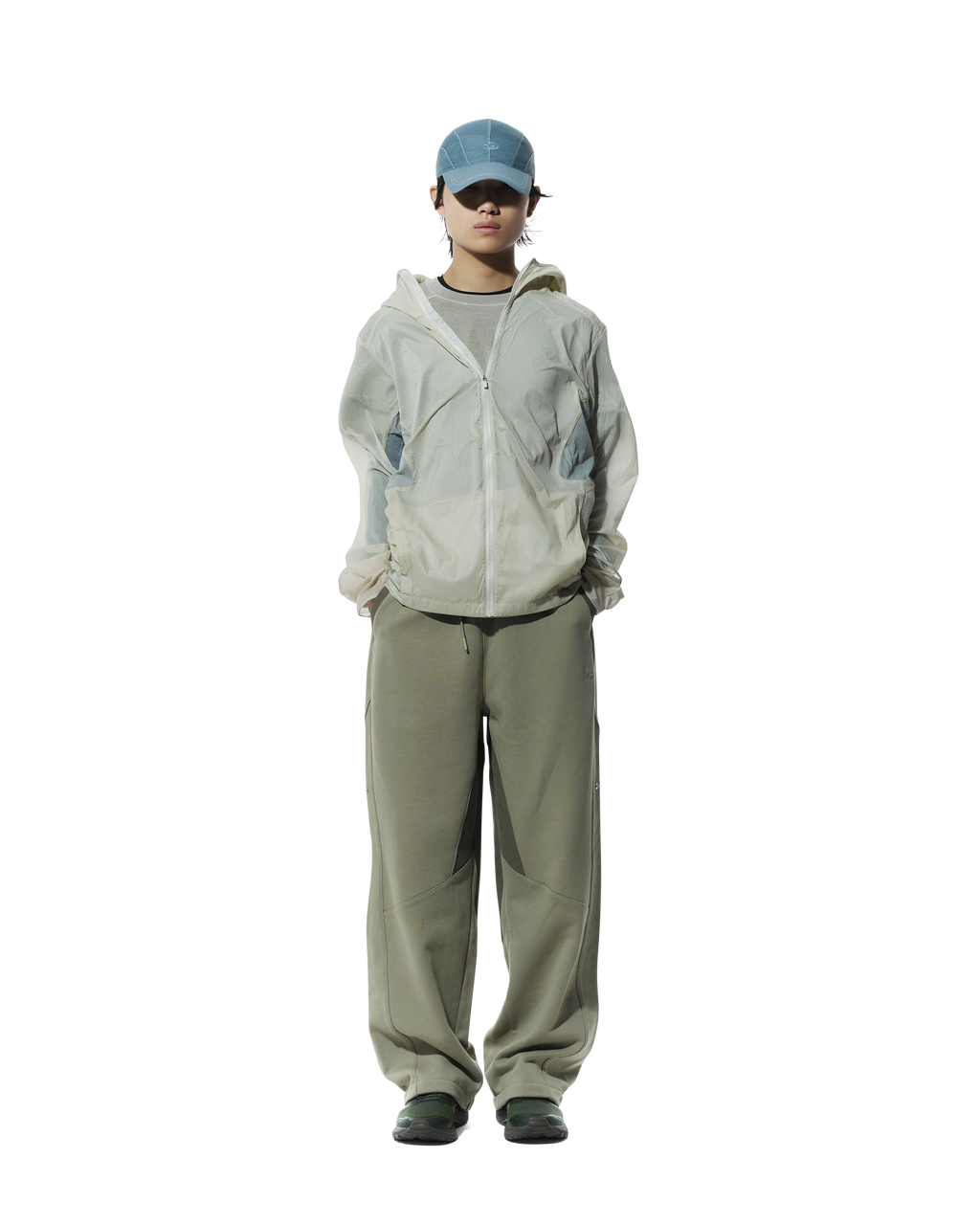San San Gear - Rib Sweatpants (Mud Khaki) product image 1 | TRAB K-Fashion Australia