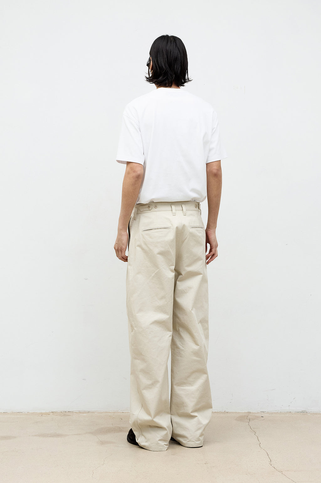 Coor - Supima Cotton Semi Overfit T Shirts (White) product image 4 | TRAB K-Fashion Australia