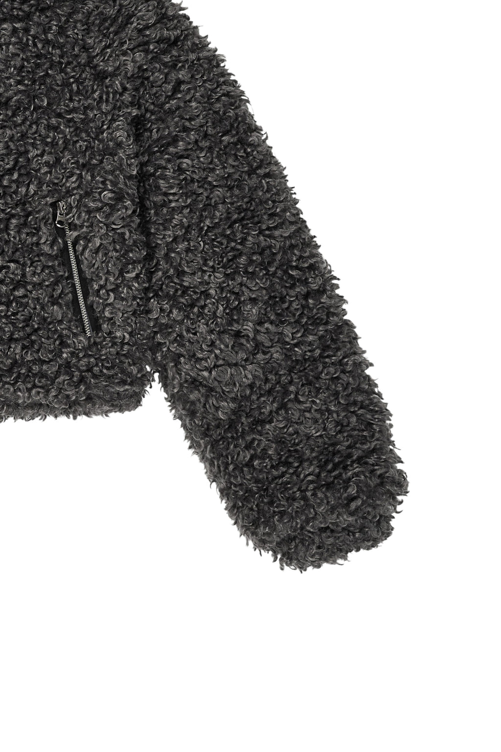 Deinet - Faux Fur Hood Jacket (Charcoal) product image 18 | TRAB K-Fashion Australia