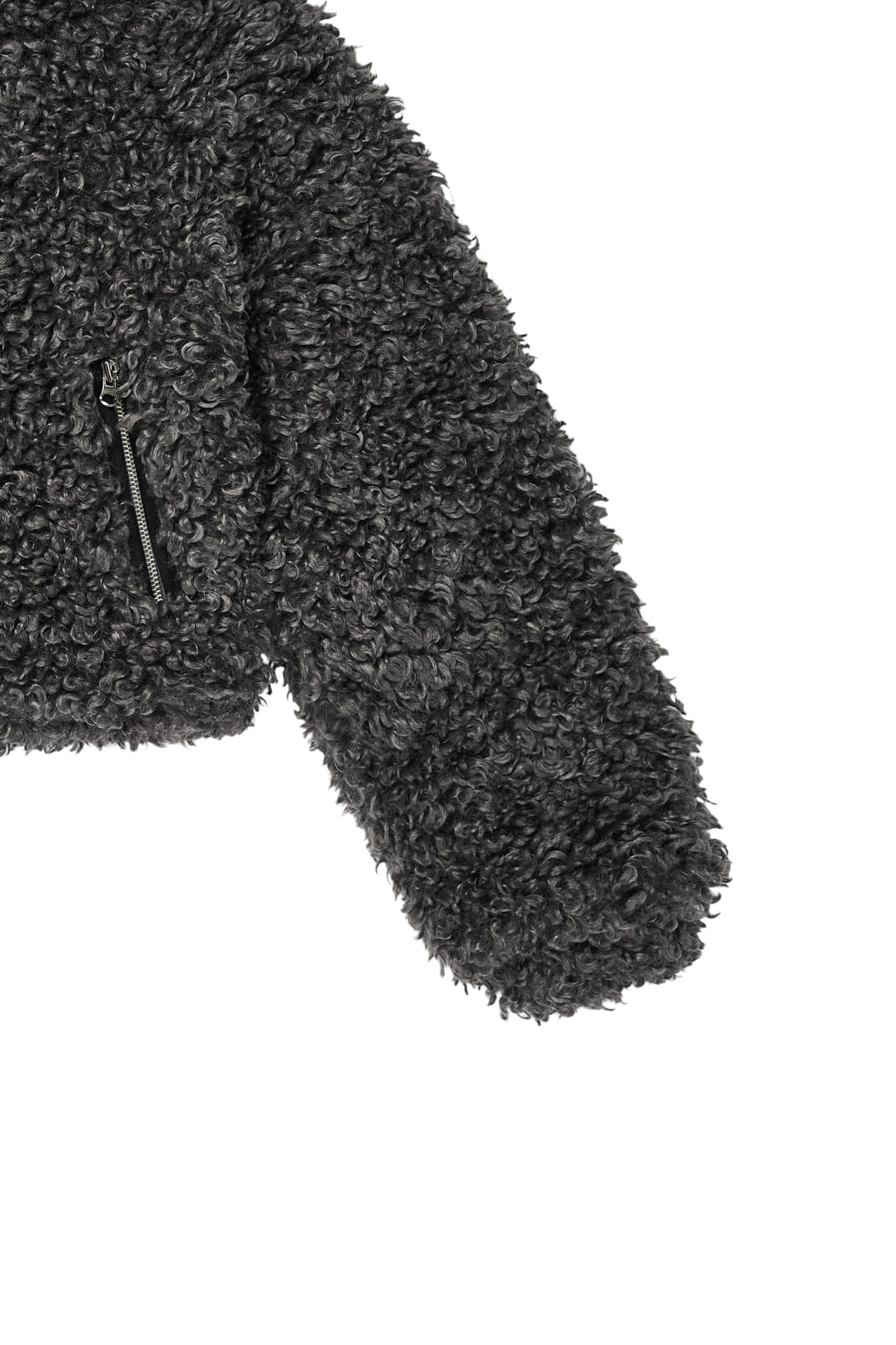 Deinet - Faux Fur Hood Jacket (Charcoal) product image 18 | TRAB K-Fashion Australia