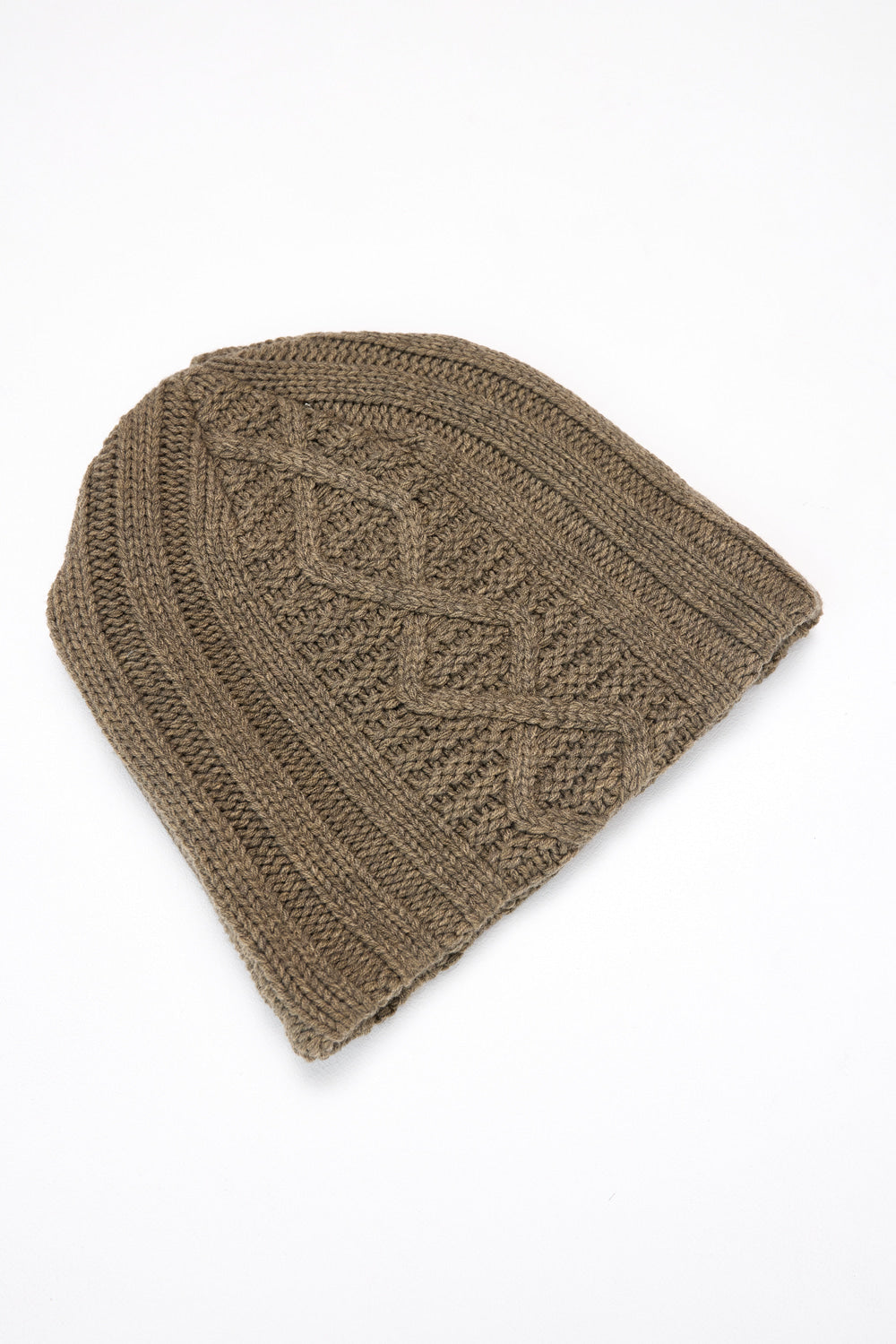 Hatchingroom - Jacquard Big Beanie (Khaki) product image 4 | TRAB K-Fashion Australia