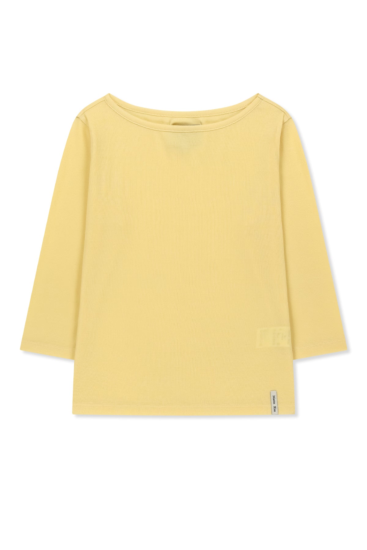 Matin Kim - 3/4 Sleeve Top & Tank Layered Set (Yellow) product image 2 | TRAB K-Fashion Australia