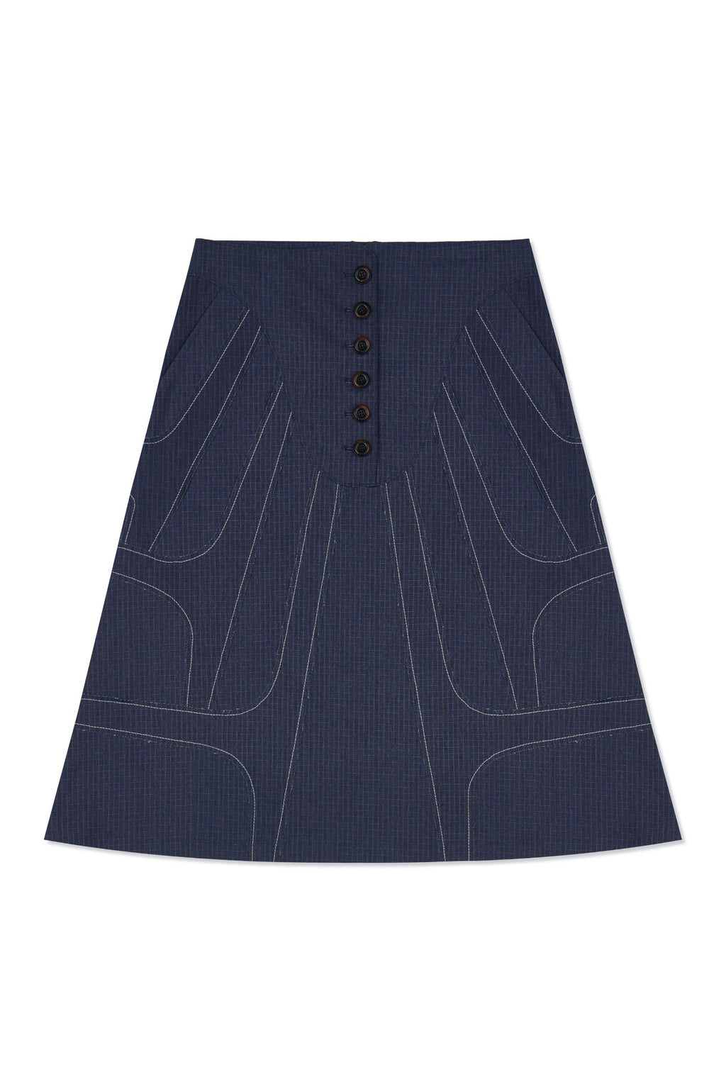 Ioedle - Streamline Skirt (Navy) product image 3 | TRAB K-Fashion Australia