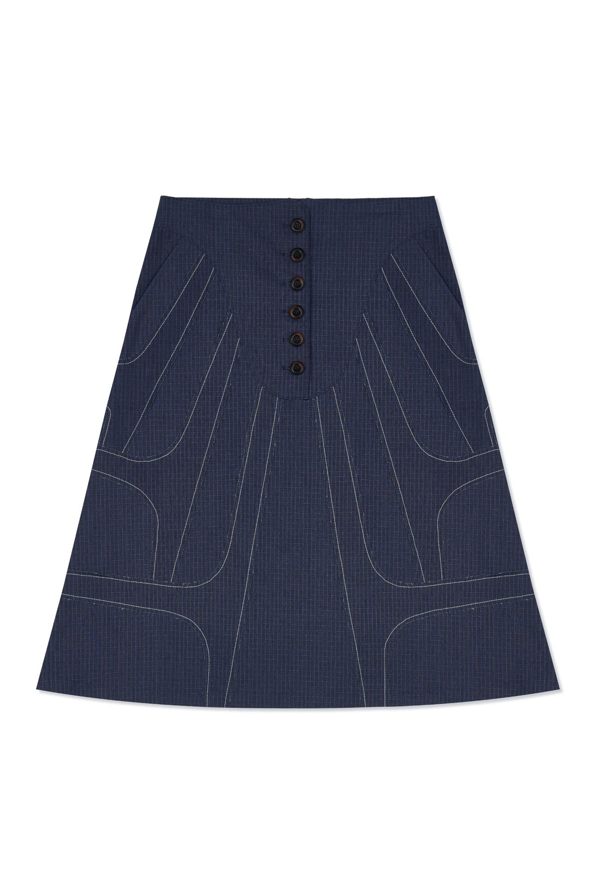 Ioedle - Streamline Skirt (Navy) product image 3 | TRAB K-Fashion Australia