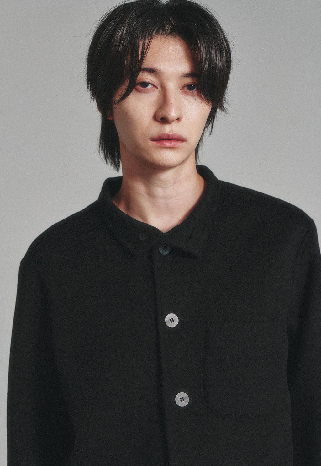 Art if acts - Handmade High Collar Coat (Black) product image 6 | TRAB K-Fashion Australia