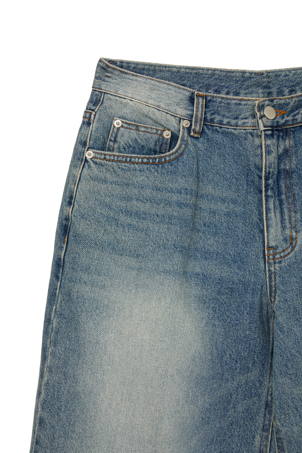 Deinet - Dj Park Side Lettering Denim (Blue) product image 3 | TRAB K-Fashion Australia