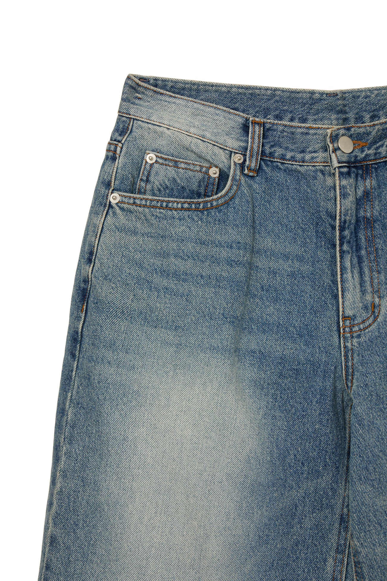 Deinet - Dj Park Side Lettering Denim (Blue) product image 3 | TRAB K-Fashion Australia