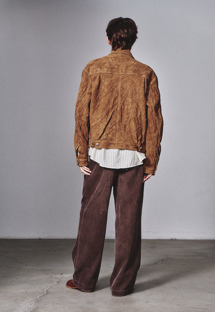 Art if acts - Washed Suede Trucker (Camel) product image 3 | TRAB K-Fashion Australia