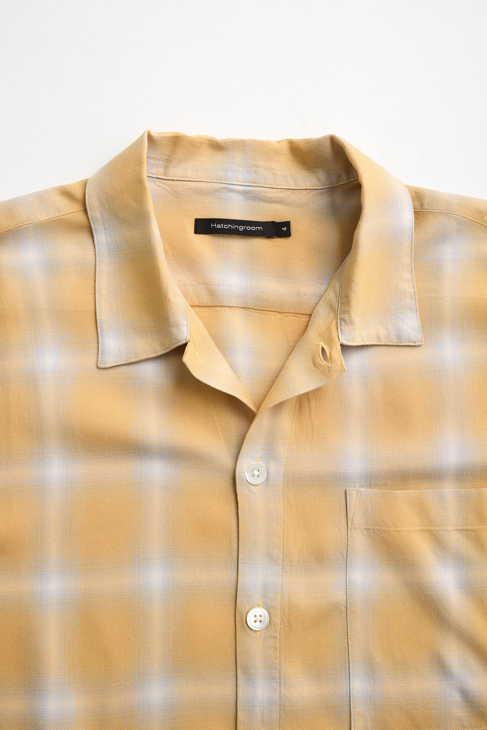Hatchingroom - Box Shirt Ombre Check (Yellow) product image 3 | TRAB K-Fashion Australia