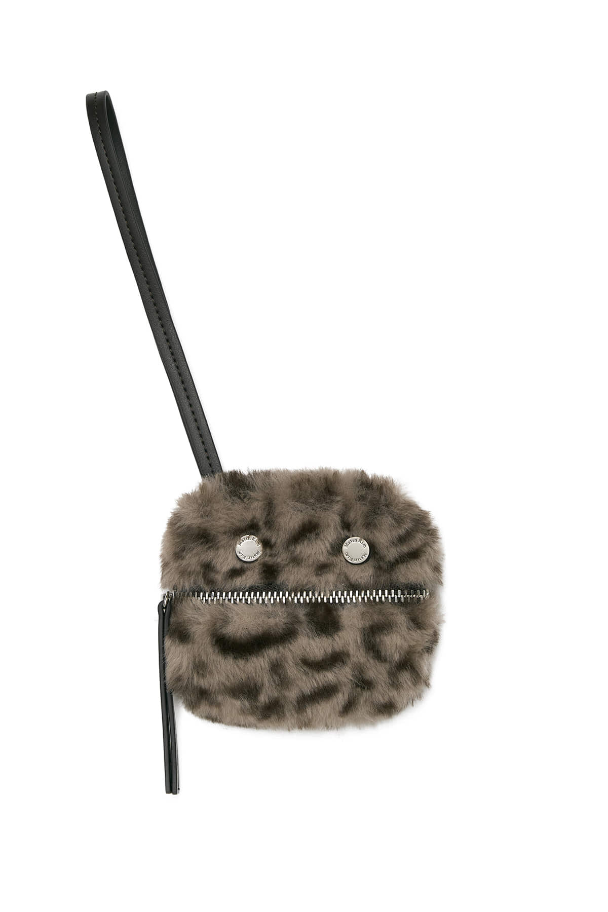 Matin Kim - Leopard Mini Pouch (Grey) product image 1 | TRAB K-Fashion Australia
