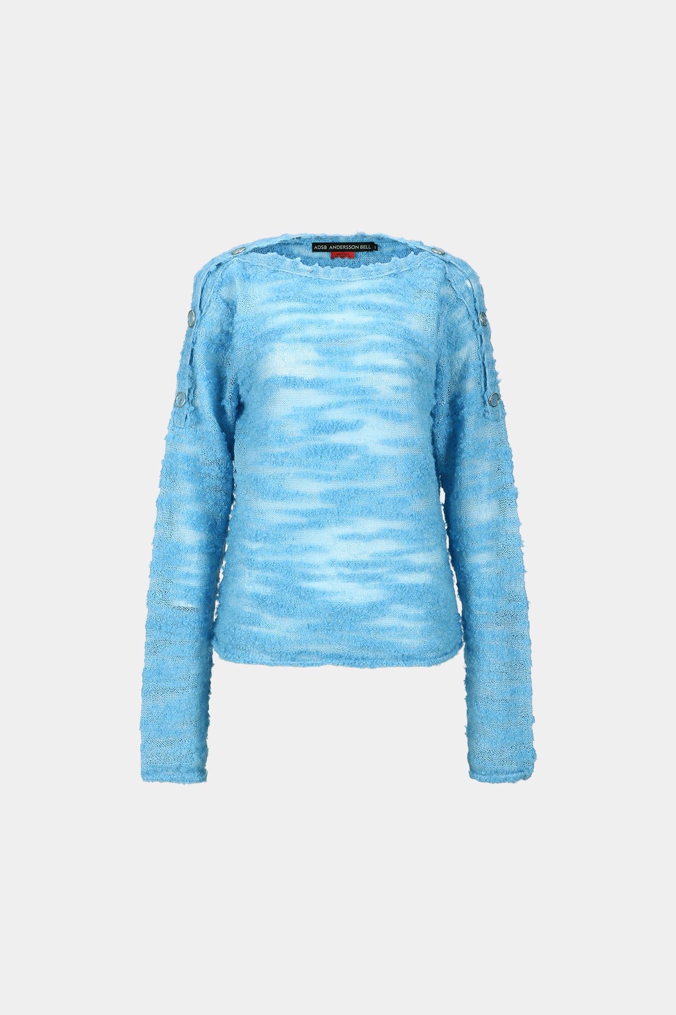 Andersson Bell - Fifi Button Pullover Knit (Blue) product image 6 | TRAB K-Fashion Australia