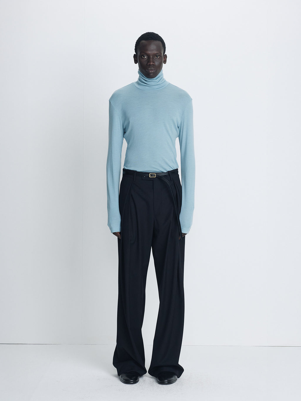 Tonywack - Cross Tuck Wide Trousers (Black) product image 3 | TRAB K-Fashion Australia