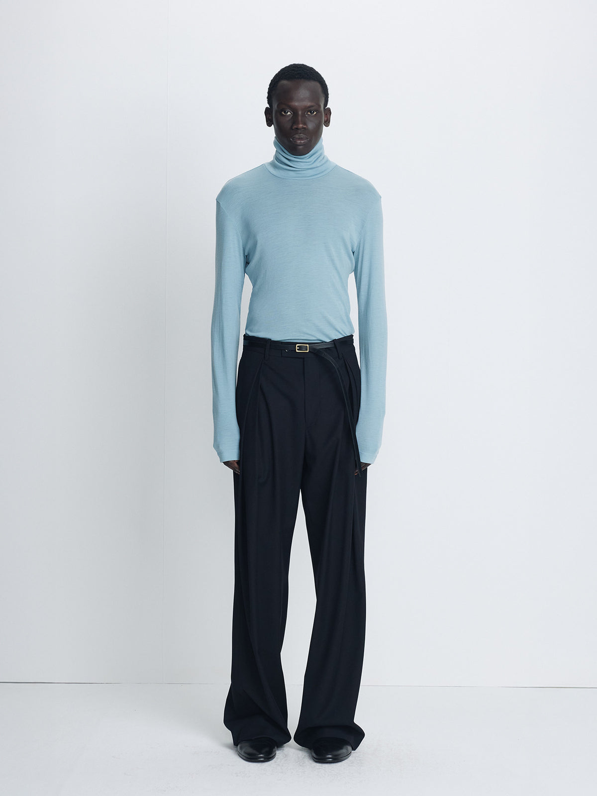 Tonywack - Cross Tuck Wide Trousers (Black) product image 3 | TRAB K-Fashion Australia