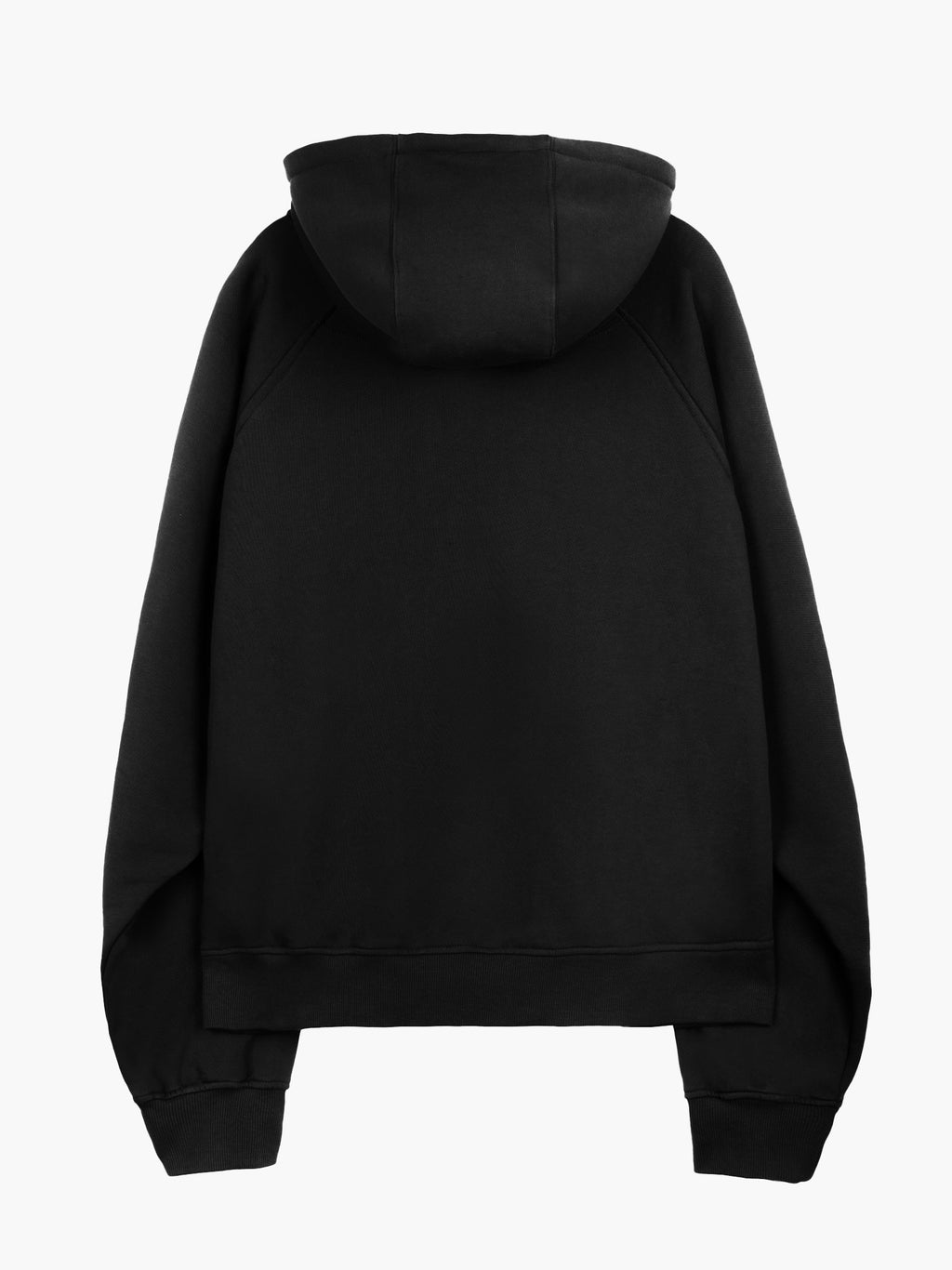 Jiyong Kim - Draped Zip-Up Hoodie (Black) product image 9 | TRAB K-Fashion Australia