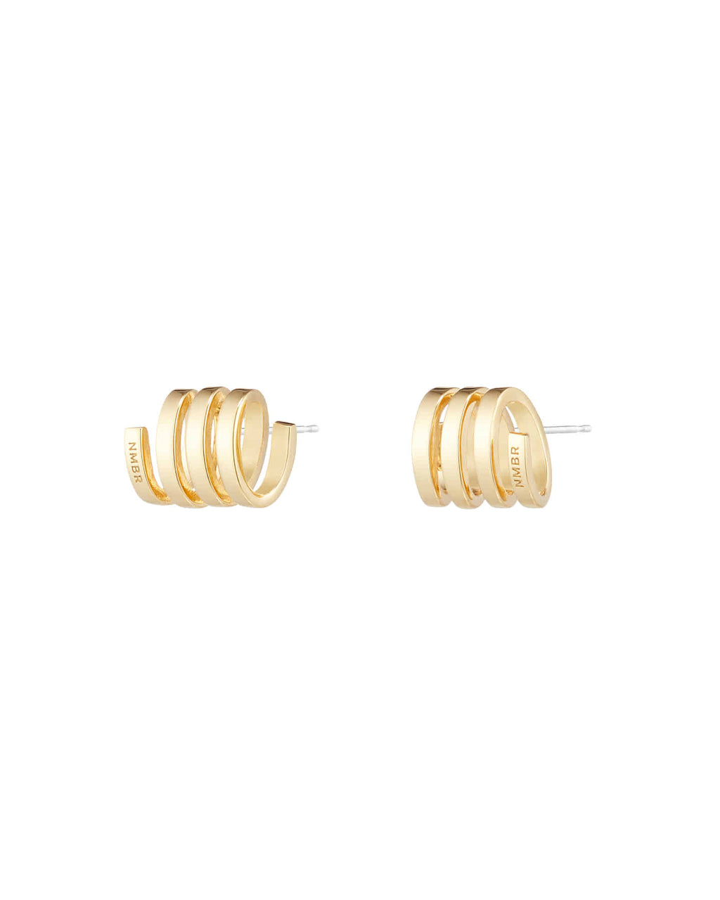 Numbering - Flat Coil Earrings #4105 product image 6 | TRAB K-Fashion Australia