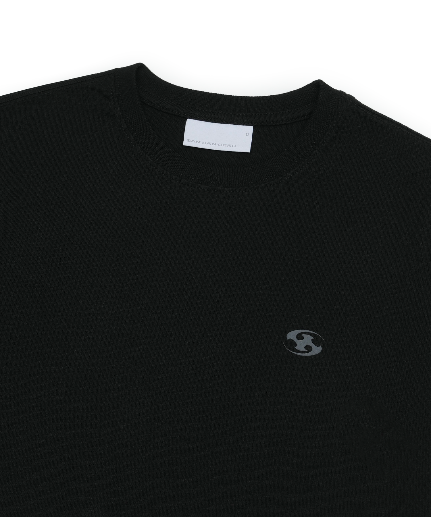 San San Gear - Logo T-Shirt_0 (Black) product image 3 | TRAB K-Fashion Australia