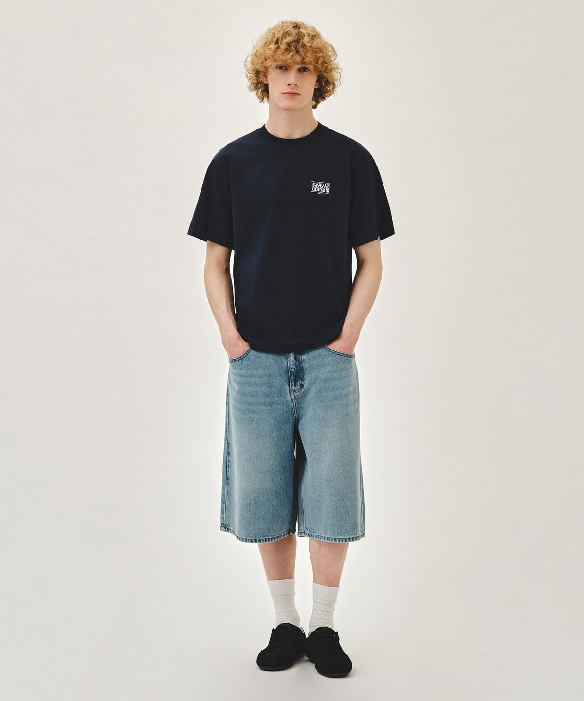 Marithe & Francois Girbaud - Aerocool Small Classic Logo Tee (Navy) product image 5 | TRAB K-Fashion Australia