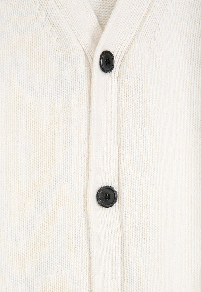 Tonywack - Polar Flash Patchwork Cardigan (Ecru) product image 9 | TRAB K-Fashion Australia