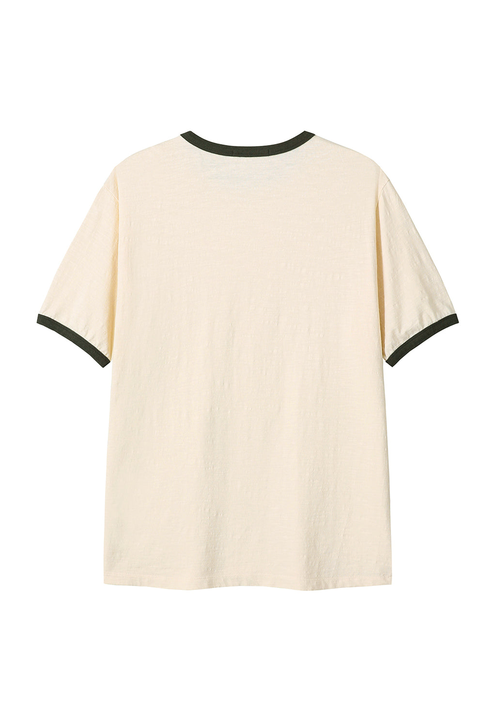 Art if acts - Slub Ringer Tee (Cream/Charcoal) product image 7 | TRAB K-Fashion Australia