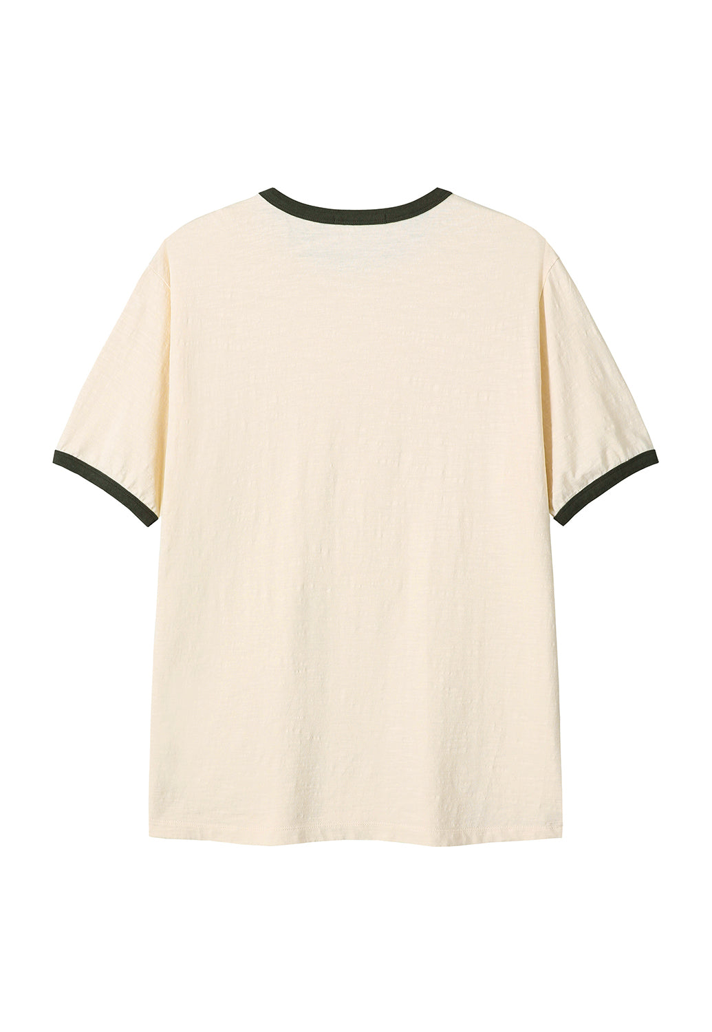 Art if acts - Slub Ringer Tee (Cream/Charcoal) product image 7 | TRAB K-Fashion Australia