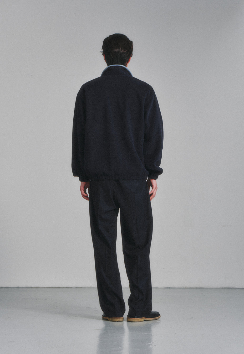 Art if acts - Fleece Half Zip Pullover (Navy) product image 3 | TRAB K-Fashion Australia