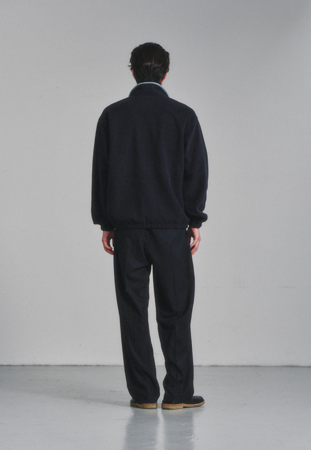 Art if acts - Fleece Half Zip Pullover (Navy) product image 3 | TRAB K-Fashion Australia