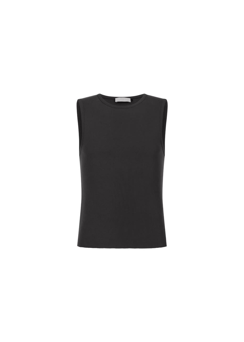 Amomento - Round Neck Sleeveless Top (Charcoal) product image 2 | TRAB K-Fashion Australia