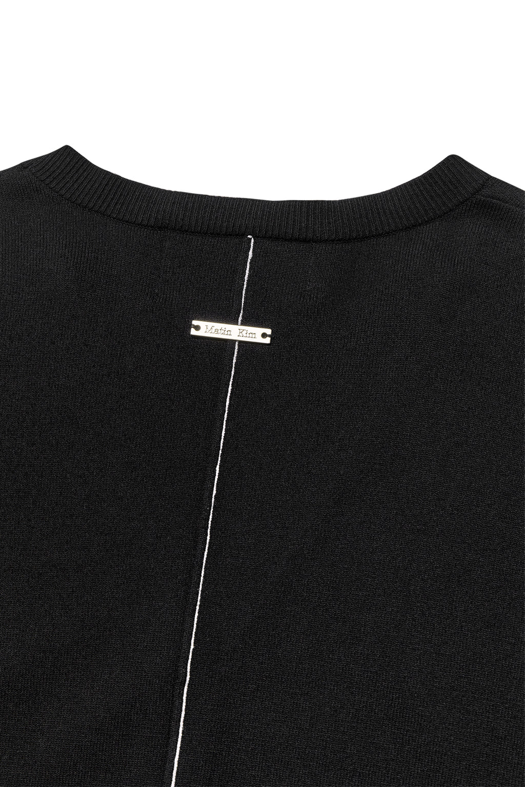 Matin Kim - Slit Detail Button Cardigan (Black) product image 6 | TRAB K-Fashion Australia