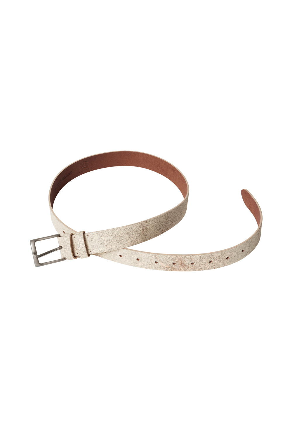 Hatchingroom - Leather Belt Crack (Ivory) product image 3 | TRAB K-Fashion Australia