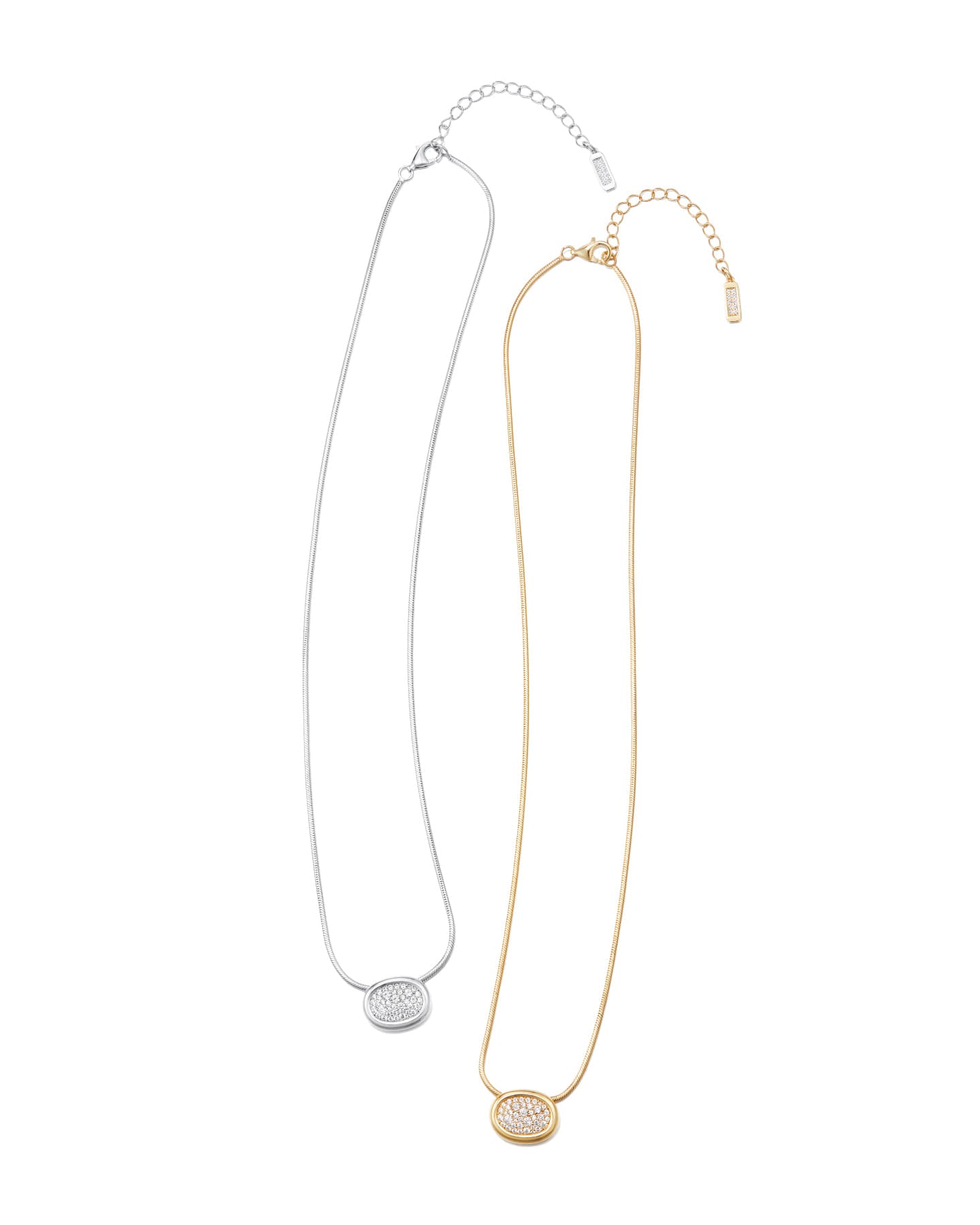 Numbering - Pave Oval Necklace #3805 product image 8 | TRAB K-Fashion Australia