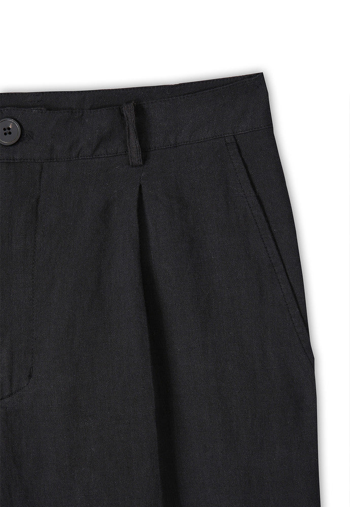 Art if acts - Linen One Tuck Pants (Black) product image 10 | TRAB K-Fashion Australia